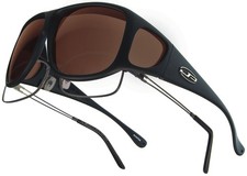 Aviator JP Fitovers - Matte Black - Amber Lens AV001A 