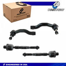 PartsW Nissan Frontier 2005-2019 4Pc Front Tie Rod Ends Kit