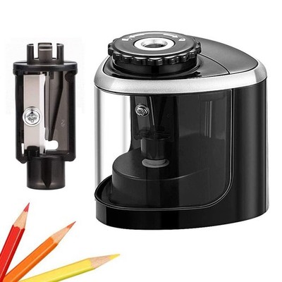 Aogwat Pencil Sharpener Electric 1 Count (Pack of 1), Black