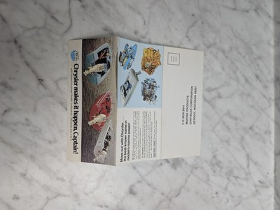 CHRYSLER MARINE PRODUCTS MOVE OUT WITH MAKES IT HAPPEN SALES BROCHURE