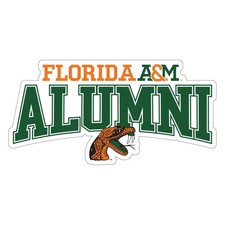Florida A M Rattlers Laser Cut Alumni Vinyl Sticker/Magnet