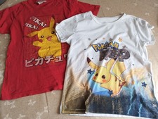 2 T-Shirts Mit Pokemon Größe 134/140