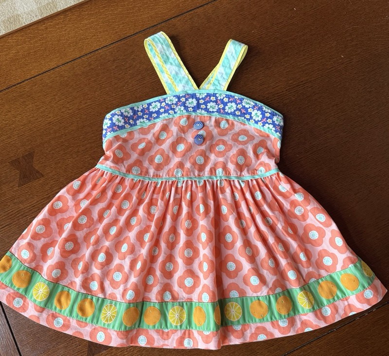 Matilda Jane Meringue Pontoon Top Orange Happy and Free Girls Summer  8