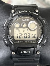 Casio Super Illuminator All Black Men s Digital Watch