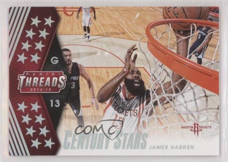 2014-15 Panini Threads Century Stars James Harden #12 0c6