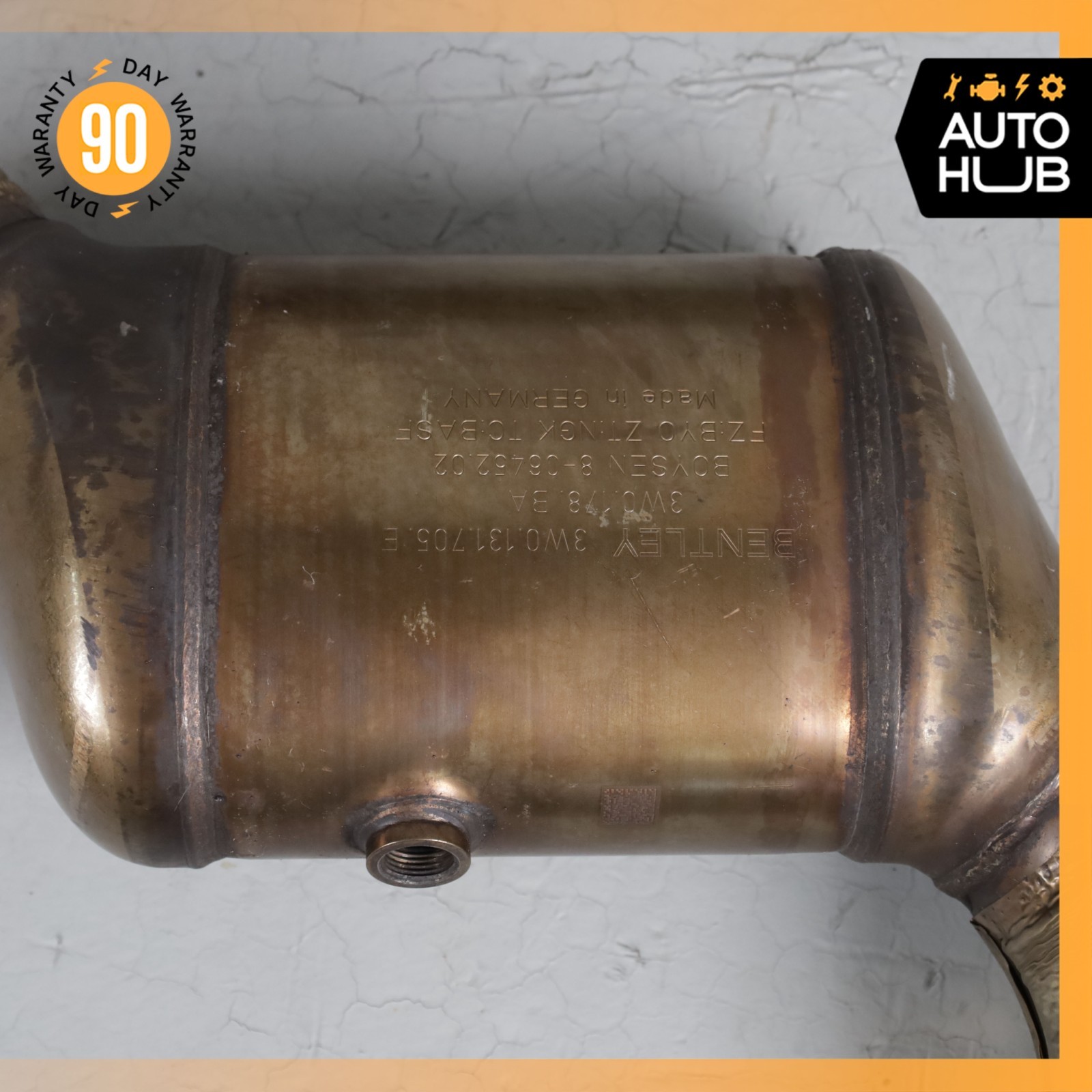 13-18 Bentley Continental GTC GT 4.0L V8 Exhaust Downpipe Set 3W0131705E OEM 55k