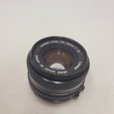 Canon FD 50mm f/1.8 Manual Focus Prime Lens Made in Japan Vintage Used