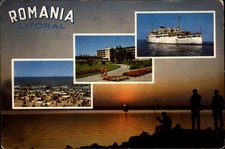 Romana Litoral Constanta Romania vintage postcard s995