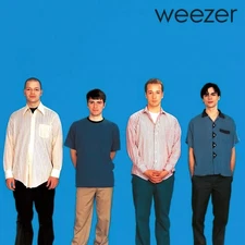 WEEZER Blue Poster Print 10"x10" home decor