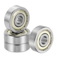 4 Pack 8 x 28 x 9mm 638ZZ Deep Groove Ball Bearings, ABEC5