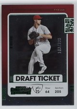 2021 Panini Contenders Draft Ticket Green /299 Jack Flaherty #60 14tz
