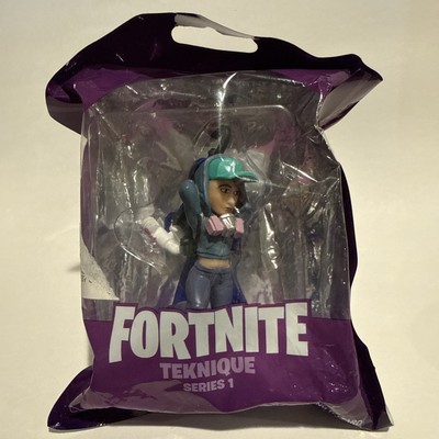Fortnite Teknique 3''Action Figure Series 1 Backpack Clip Collectible Toy