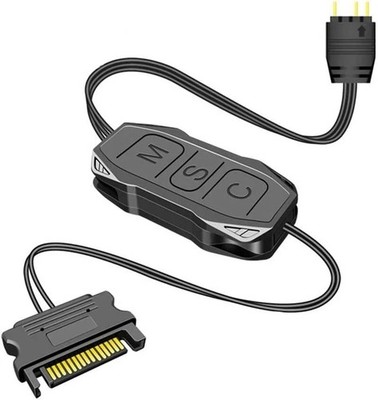 ARGB 5V 3 Pin to SATA Interface Extension Cable RGB Sync Controller for PC