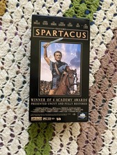 Spartacus (1960) VHS 1991 Release 2-Tape Set Stanley Kubrick Kirk Douglas Cult