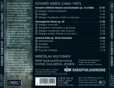 GRIEG: PIANO CONCERTO; NORWEGIAN DANCES; LYRIC SUITE NEW CD