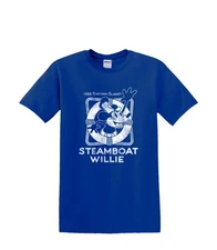 TRANSFER - STEAMBOAT WILLIE vintage life ring nautical mouse classic fun humor