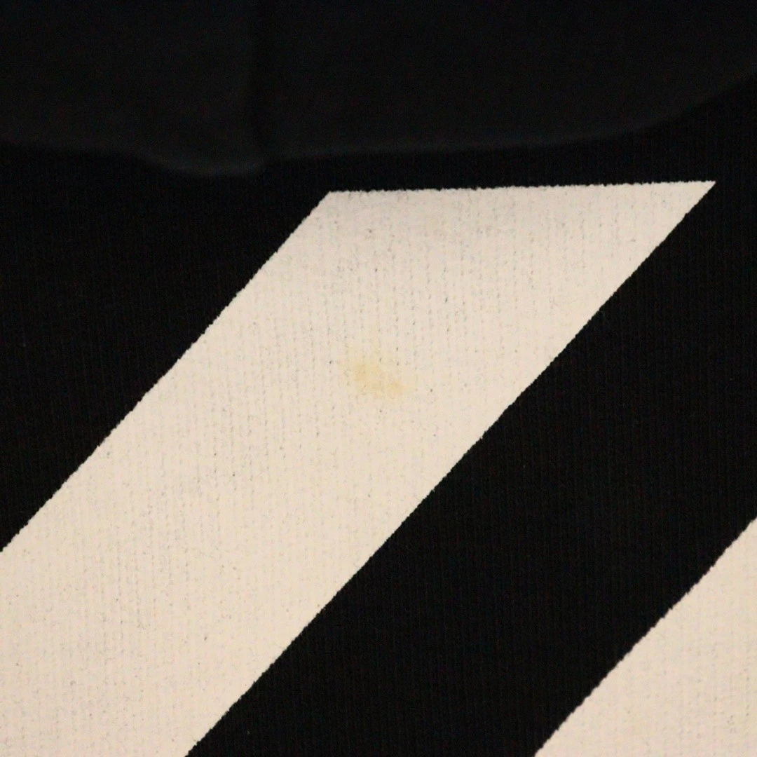 Felpa con cappuccio pullover Off White 15AW Caravaggio nera usata 8a2cb152f27362da