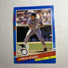 1991 Donruss - All-Stars Wade Boggs #55 3 Blue Stripes on Right Border