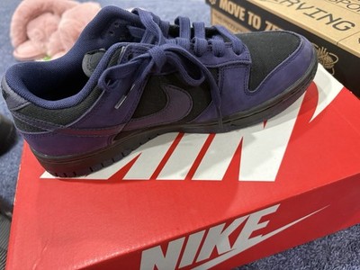 Nike Dunk Low Purple Black Colorblock Athletic Sneaker Low Top Men