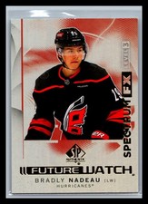 2024-25 SP Authentic Future Watch Spectrum FX# S-87 Level 3 Bradly  Nadeau RC
