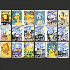 Pokémon Van Gogh Set of EIGHTEEN (18) Custom Art Cards DIY Full Set