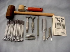 Lot of 35 Tandy Craftool Leather Craft Plus Cutters & Other Tools
