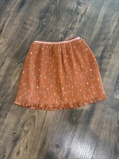 Matilda Jane Just Imagine Winnie Girls Pleated Ditsy Print Skirt 6 NWT