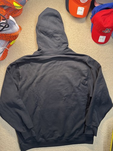 Nike Swoosh Wrestling Club Classic Hoodie Spell Out Size Large Black New - Picture 6 of 9