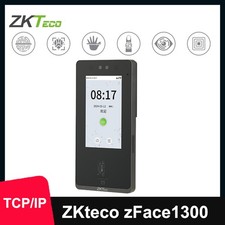 ZKTeco zFace1300 Fingerprint Facial Recognition Time Attendance Control System