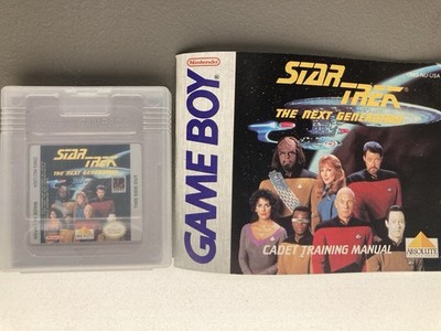 Nintendo GameBoy - Star Trek The next Generation Modul +  Hülle + Anleitung