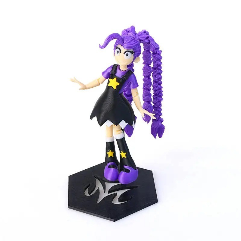 Lily Lovebraids 3D Printed doll Movable Joint for Game Fans Kids Decor Toy 14cm