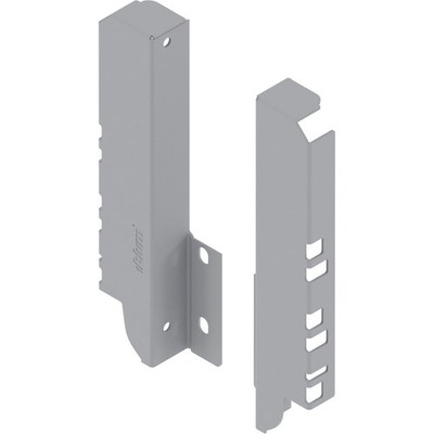 BLUM TANDEMBOX antaro Rückwandhalter Spüle Höhe C, Weißaluminium RAL 9006