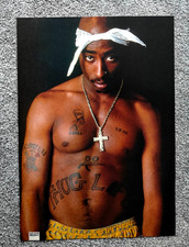 2Pac / Tupac Shakur - Vintage 1990s Magazine Poster - Very Rare!