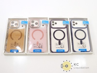 4x Lot Aoko 17 Pro Max (2x Clear / 2x Glitter) Phone Case