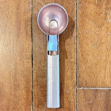 VTG Arnold C Eichin Inc MCM Aluminum Ice Cream Scoop Thumb USA Pink Pat 2756698