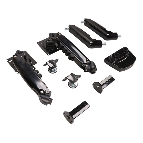 Dual Monitor Desk Mount Stand Adjustable Spring Vesa Arms With C Clam AM - Afbeelding 18 van 24