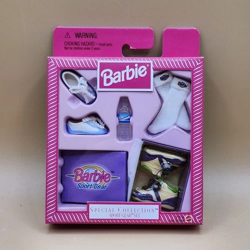 Barbie Special Collection Sport Gear Set New 1998 Mattel Tennis Shoes Socks NEW