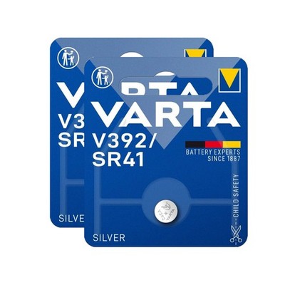 2x Varta Batterie Silver Oxide Knopfzelle V392 SR41 1,55V AG3 392