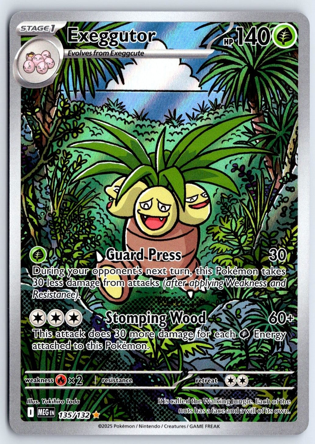 ME01: Mega Evolution #135/132 Exeggutor Near Mint or Better