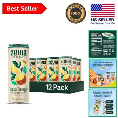 Guilt-Free Tropical Pineapple Iced Tea - Organic, Sugar Free, Low Calorie, 144oz