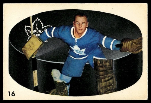 1962-63 Parkhurst SET EX+ Johnny Bower Toronto Maple Leafs #16