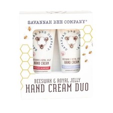 Savannah Bee Company Luxe Hand Cream Set - Rich Natural Honey Almond - Soothing