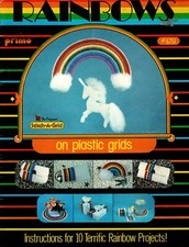 Stitch-A-Grid 6751 RAINBOWS ON PLASTIC GRIDS Macrame' Pattern Booklet