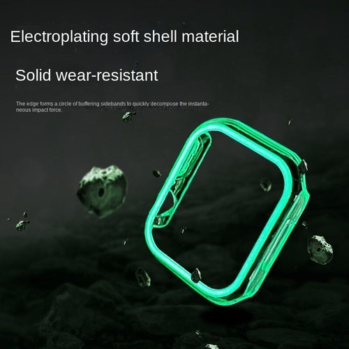 Fashionable Glow-in-the-Dark Watch Protective Case for Apple Watch 7/6/5/4 - Picture 5 of 28