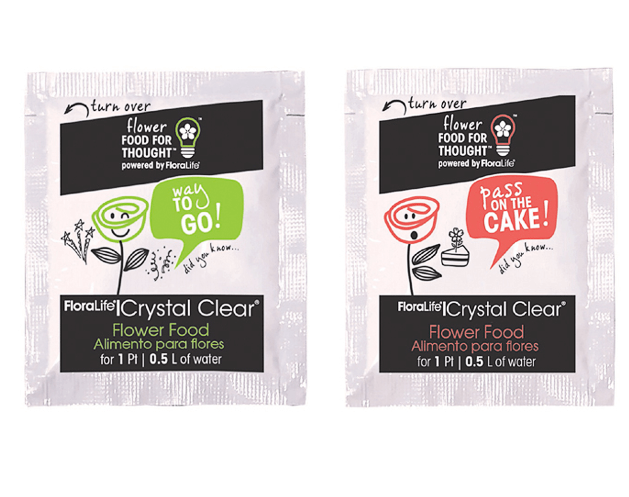 Cut Flower Food Floralife Crystal Clear 200 powdered packets 2.2 Lbs