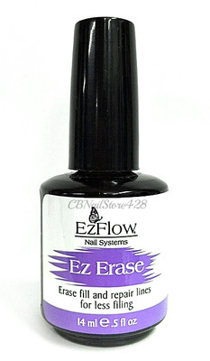 EZFlow Nail Essential- EZ ERASE 0.5oz -erase fill lines on acrylics,wraps,gel...