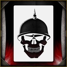 Skull 30 Airbrush Stencil Template Airsick