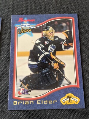 1997-98 Bowman CHL BRIAN ELDER #102 Rookie RC