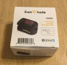 New! Zacurate Pro Series 500dL Fingertip Pulse Oximeter - Black