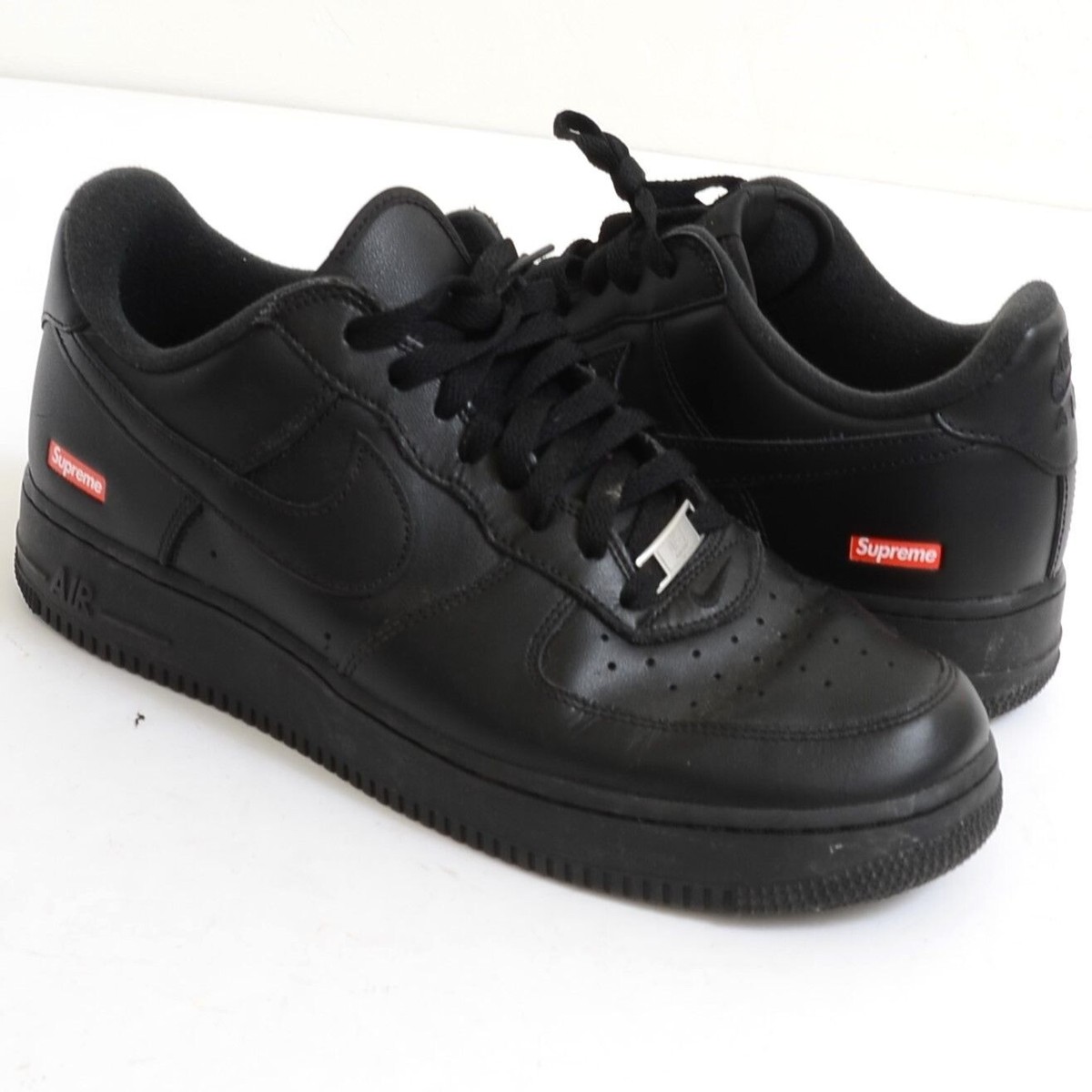 Supreme x Nike Air Force 1 Low Mini Box Logo Black Men's 11
